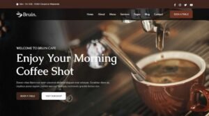 Coffee Shop Website Examples
