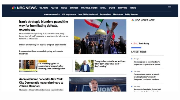 News Website Sample: 20 Real Examples for Inspiration - Web Design Mob