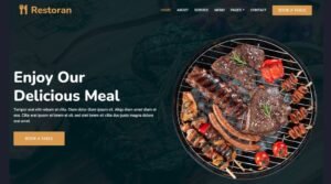 Restaurant Website Sample