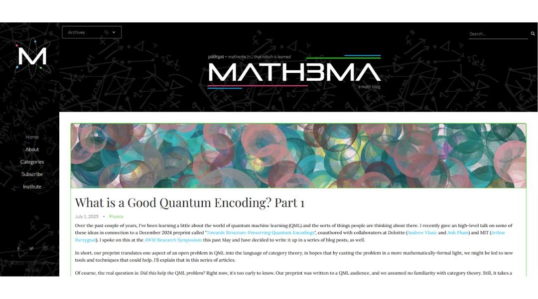Math3ma A Math Blog